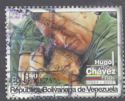 Hugo Chávez with old woman