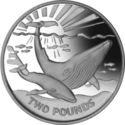 2 Pounds (Blue Whale - Silver)