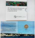 2 Pesos (30th Anniverary of Recovery of Malvinas Islands - Plain-reeded edge)