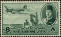 Aircraft DC-3 Dakota over Nile Dam & King Farouk