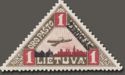 Plane over Kaunas (type I) - Overprint