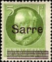 King Ludwig III overprinted Sarre
