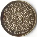 1,000 Kronor (1000th Anniversary of the first Swedish Coin)