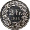 2 Francs (Silver, 22 stars)