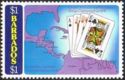 Map of Caribbean,Cards