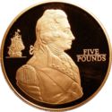 5 Pounds (Battle of Trafalgar, Portrait of Nelson)