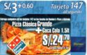 Domino´s pizza - Clasica Grande + Coca-Cola