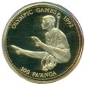100 Pa'anga (XXV Sum. O.G. 1992 Barcelona - Gymnastics)