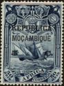 Fleet of Vasco da Gama on the run - on Africa stamp