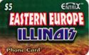 Eastern Europe Illinois Phone Card. Entrix