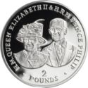 2 Pounds (70 Years of HM Queen Elizabeth II and HRH Prince Philip: 80th Birthday)