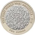 2 Pounds (100th Anniversary of the First World War Armistice)