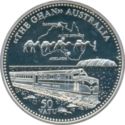 50 Vatu (The Ghan Trans-Australian)