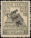 Postage Due overprint 30°-35°
