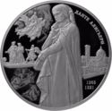 25 Rubles (750th Anniversary of Dante Alighieri’s Birth)