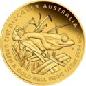 5 Dollars (Discover Australia - Green and Gold Bell Frog in grass)