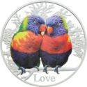 5 Dollars (Rainbow Lorikeets)