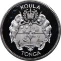 1 Koula (Salote Tupou III - Platinum edition)