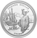 1 Dollar (240th Anniversary of Captain Cook at Nootka Sound)