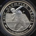 10 Pa'anga (XXIV Summer Olympic Games 1988 Seoul - Shotput)
