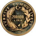 200,000 Lira (75th Anniversary of the Battle of Gallipoli)