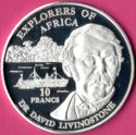 10 Francs (British pioneer Dr. David Livingstone)