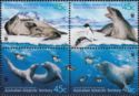 Leopard Seals (Hydrurga leptonyx) - block of 4