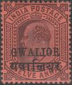 King Edward VII - overprinted