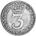 3 Pence (William and Mary)