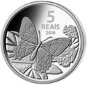 5 Reais (Olympic Games Rio 2016 - Cycling / Beach-Butterfly)