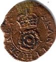 1 Farthing (Charles I. No date - Rose Type 1/3 Mules)