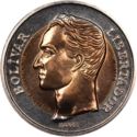 20 BolĂvares (Bolivar Head left by Barre)