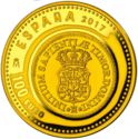 100 Euro (8th Series Numismatic Treasures - Doblón Philipp V)