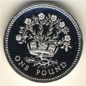 1 Pound (Flax Plant of Northern Ireland - Silver)