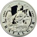 5 Pounds (Bicentenary of the Battle of Trafalgar - Silver edition)