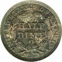 5 Cents (Seated Liberty Drapery Added)