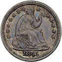 5 Cents (Seated Liberty Drapery Added)