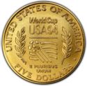 5 Dollars (15th World Championship Football 1994 United States)
