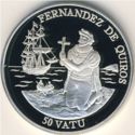 50 Vatu (Portuguese Discoverer Fernandes de Quirós)