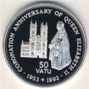 50 Vatu (40th Anniversary of Coronation of Queen Elizabeth II)
