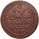 1 Baiocco (Clement XIII. PON)