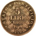 5 Lire (Pius IX)