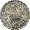 5 Lire (Pius IX)
