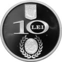 10 Lei (190th anniv of the birth of Nicolae Bălcescu)