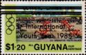 Overprinted "International Youth Year 1985"