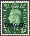 King George VI (overprint Tangier)