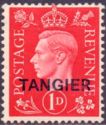 King George VI (overprint Tangier)