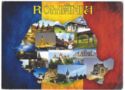 Romania Map & Flag