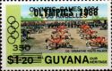 350 on $1.20 with overprint "OLYMPICS 1988"