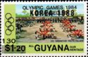 130 on $1.20 with overprint "KOREA 1988"